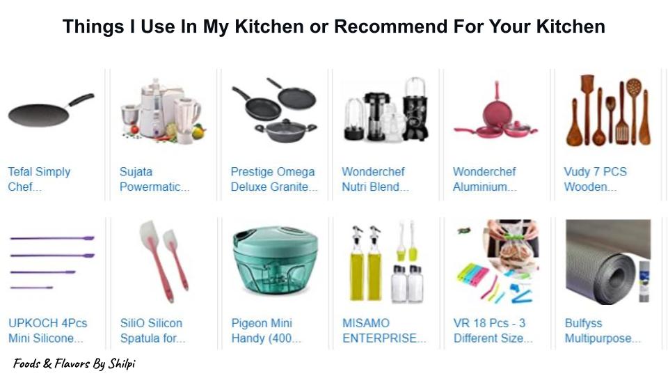 Things I Use In My Kitchen or Recommend For Your Kitchen - Foods And ...